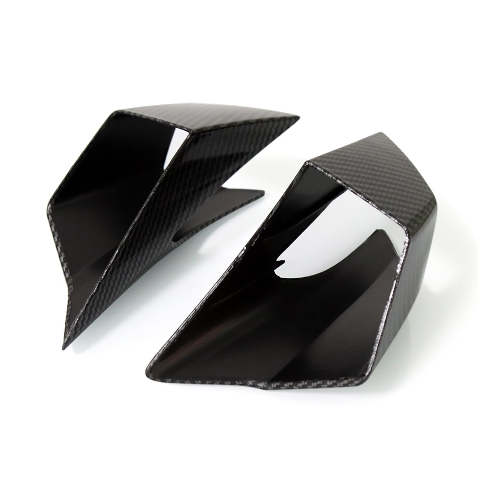 Aerodinamica per Moto Per CBR650R CBR 650R 2019-2023 Kit spoiler anteriore | Kit di protezioni Per la copertura guscio 'ala aerodinamica delle alette della carenatura anteriore(Carbon Pattern)