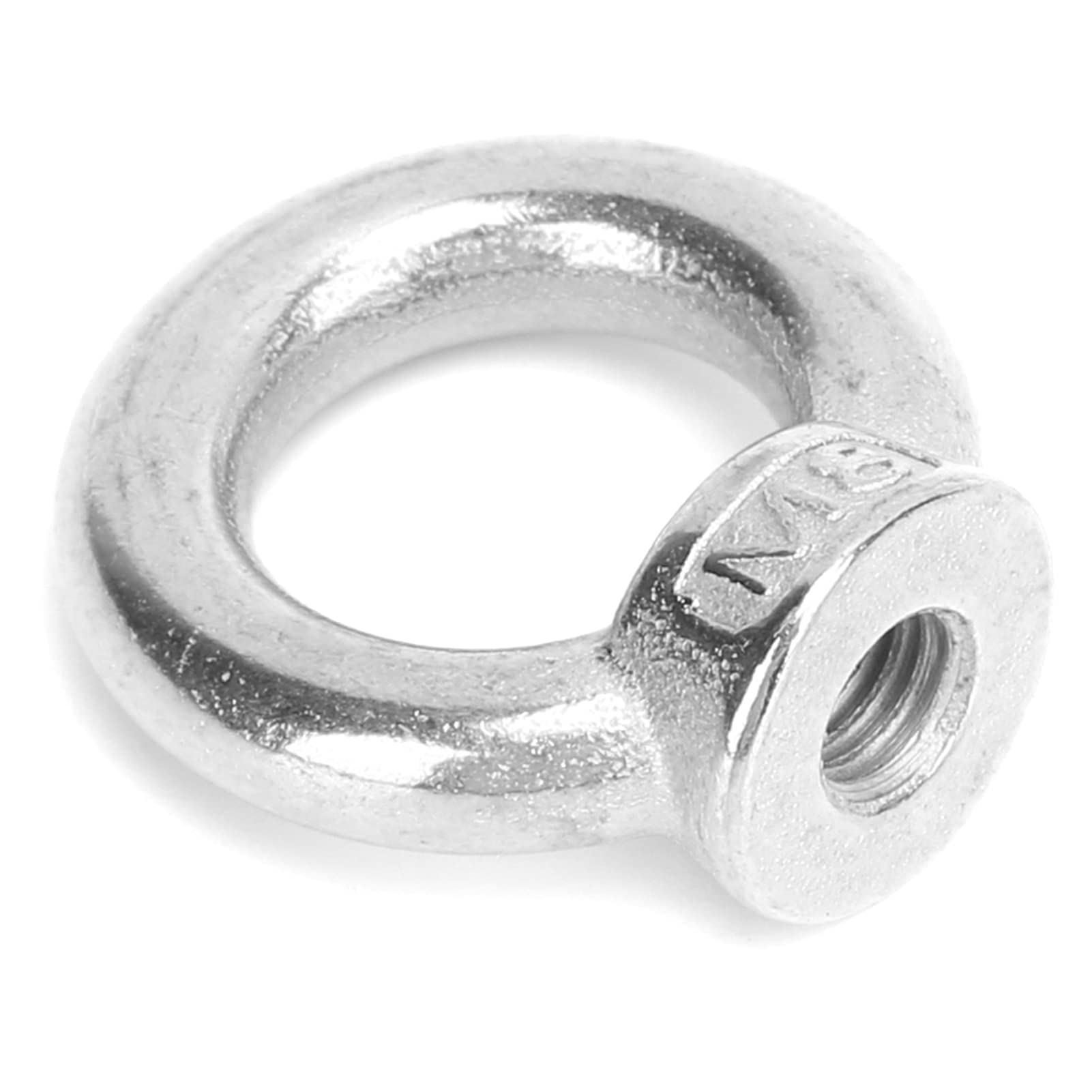 Lifting Eye Bolt, Marine Grade 8pcs Lifting Eye Threaded Nut for Yachts for Ocean Industry(M8) 1