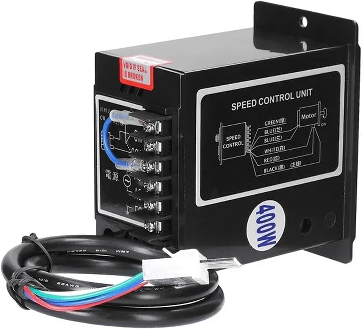 400W Motor Speed Controller Pinpoint Regulator Forward And Backward AC 220V 50Hz 60Hz Mini Motor Speed Control Unit Governor
