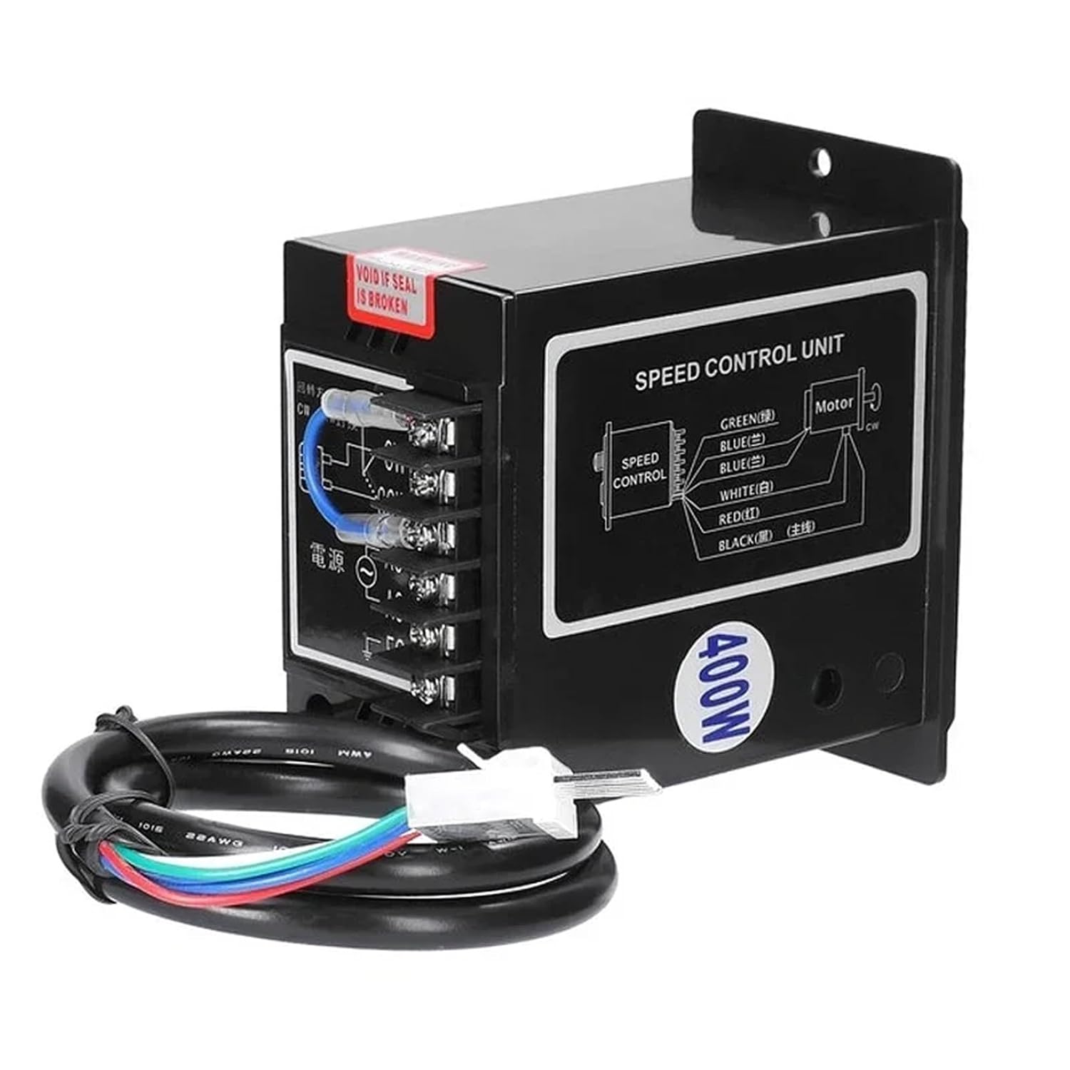 400W Motor Speed Controller Pinpoint Regulator Forward and Backward AC 220V 50Hz 60Hz Mini Motor Speed Control Unit Governor