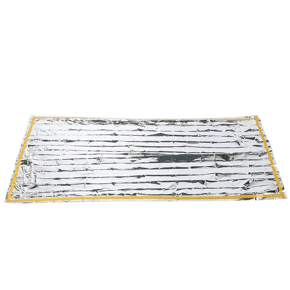 Sac De Couchage Thermique De Survie MFH – Couverture Alu – Grand, Olive, 205 Cm
