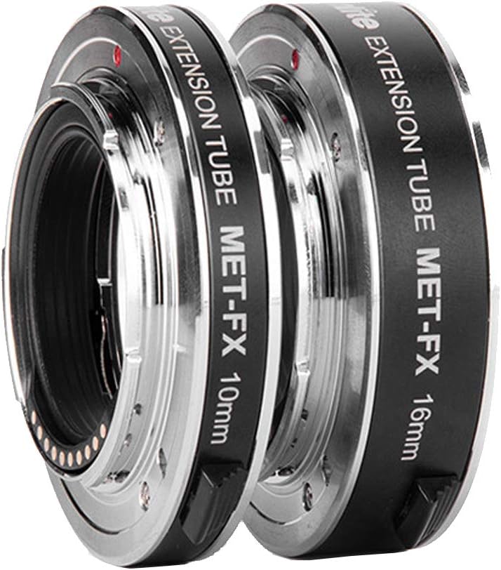 Commlite Macro Extension Tubes 10+16mm Automatic Compatible with Fujifilm X-T30 X-H1 X-T4 E4 Cameras X Mount Lenses