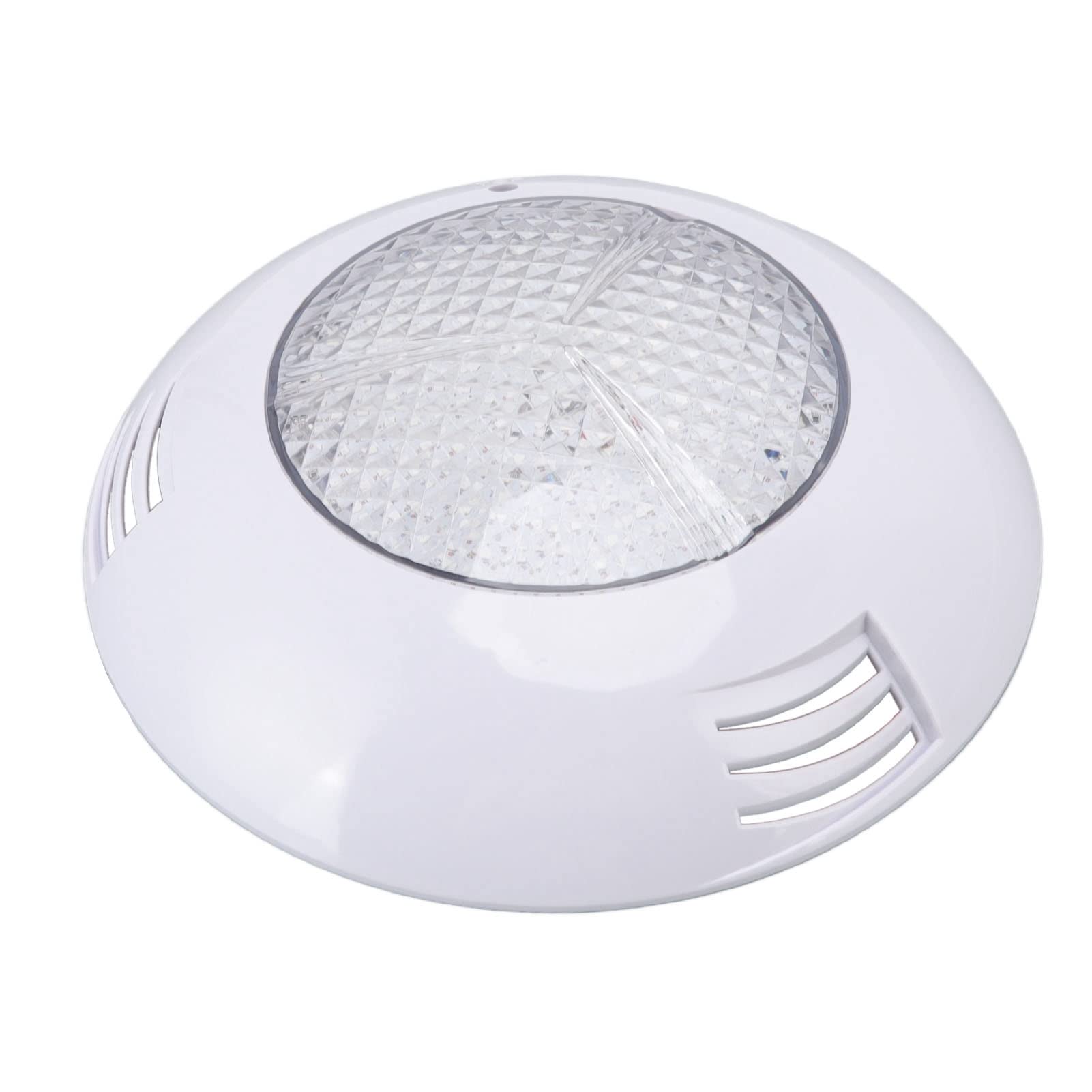 FTVOGUE Oświetlenie Basenowe LED, Oświetlenie Basenowe AC12V RGB 25W ABS