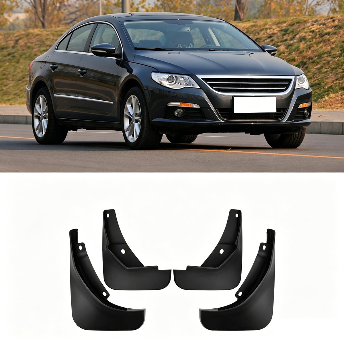 BXQDAM Car mud flaps,Compatible with VW Passat CC 2009-2012,Car exterior accessories