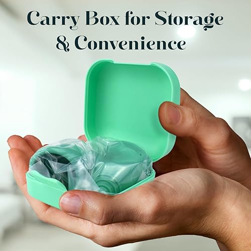 Miniatura 5 de SHORDY Juego de 2 vasos menstruales y esterilizador de vapor para principiantes, juego de 2 tazas de período (pequeñas y grandes), esterilizador de