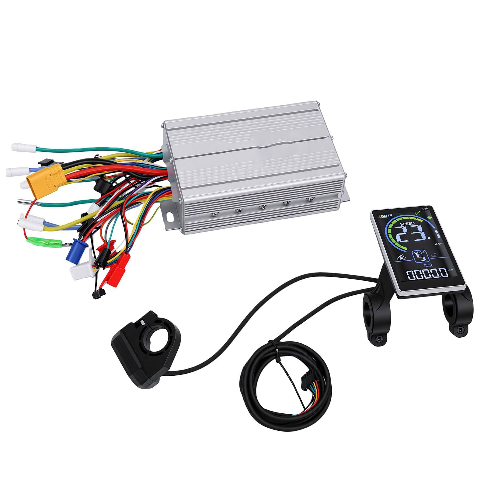 Generic Zestaw Kontrolera Hulajnogi Elektrycznej z Wyświetlaczem LCD Wodoodporne, Inteligentne Funkcje do Codziennych DojazdóW do Pracy 1000 W