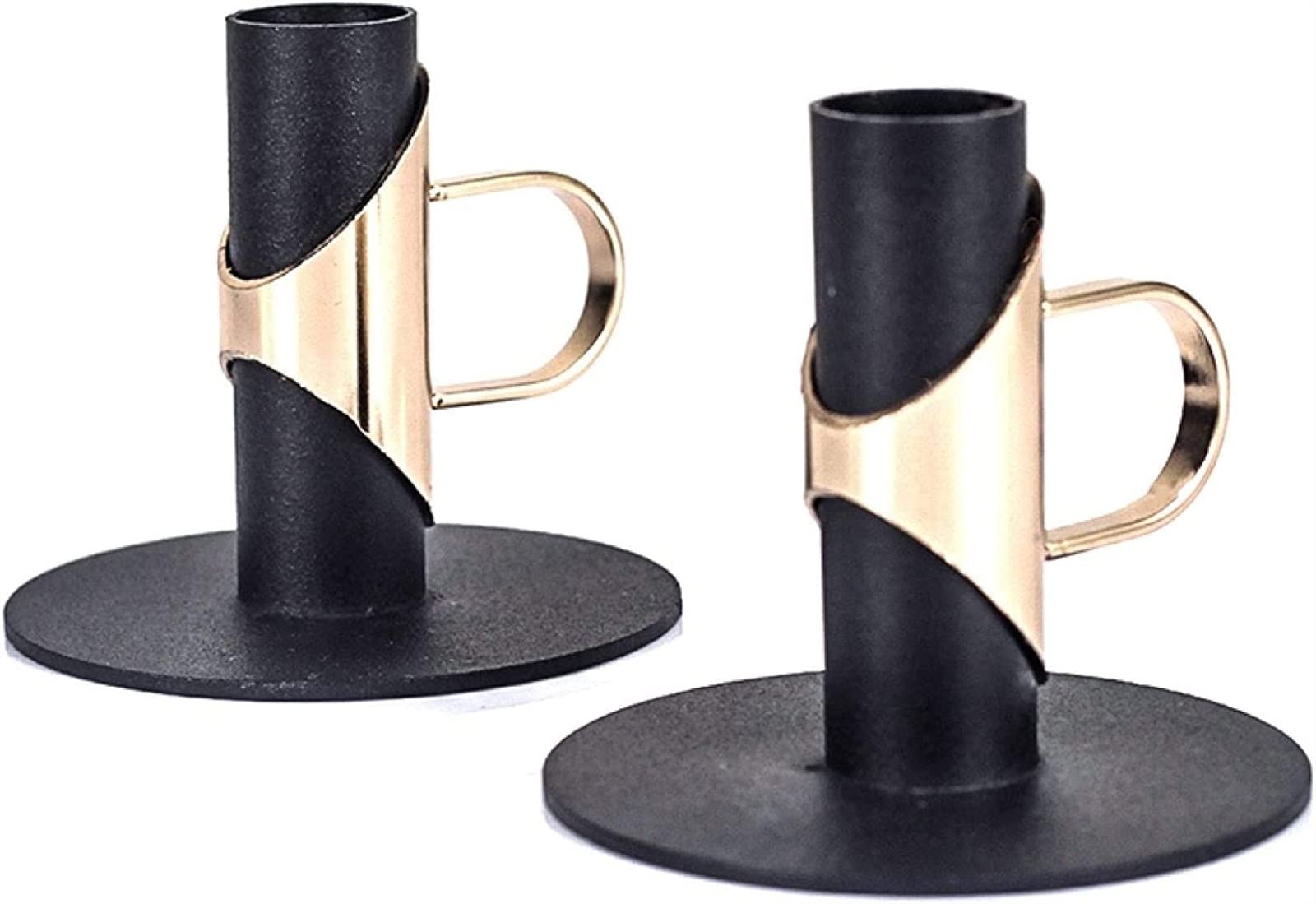candlestick holders, 2 Pcs Candlestick Taper Candle Holder Stand Candlelight Dinner Party Kitchen Home Decoration