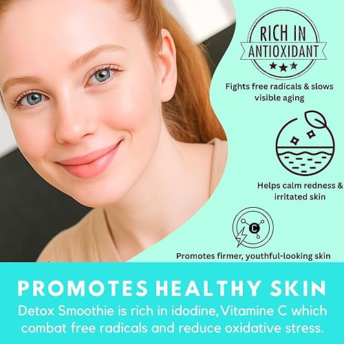 Miniatura 9 de Ocean's Balance Daily Detox - Batido en polvo con arándano, espirulina, algas dulces y hierba de cebada, mezcla de batidos de fácil digestión para