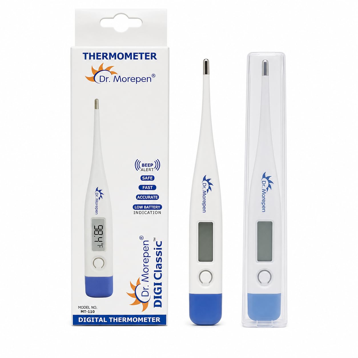 Dr. Morepen MT-110 Digital Thermometer with Fast Reading, Beep Alert, Low Battery Indication, Safe and Accurate Temperature Measurement-image-11