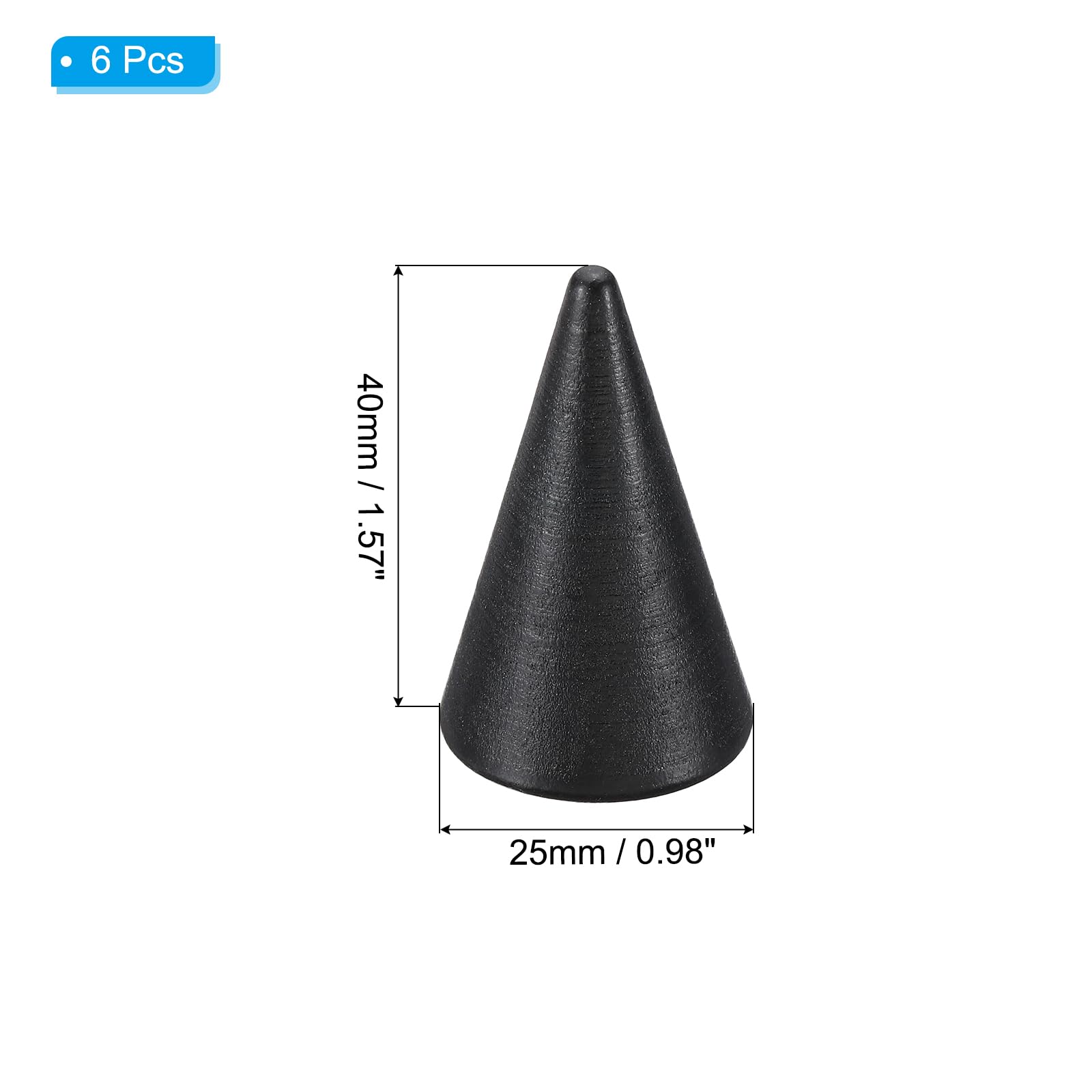 PATIKIL Wood Cone Ring Holder - Image 2