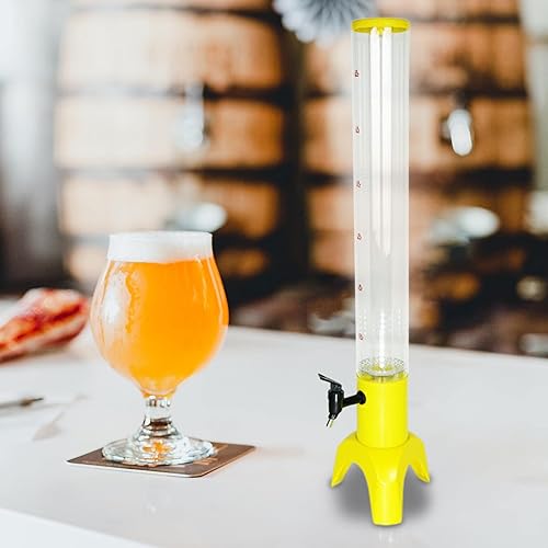 Miniatura 3 de Dispensador de cerveza de mesa de torre de cerveza de gran capacidad, dispensador de torre de licor transparente, dispensadores de barril de cerveza
