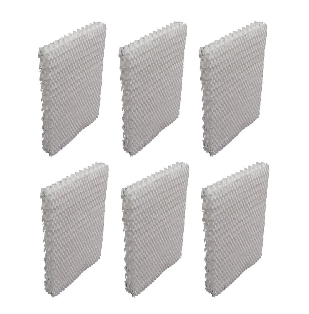 HASME 6-Pack Replacement Filters for Bionaire Humidifiers Replaces for HM-630 HM630 HM4600 HM-4600 7-9/16" L x 5-1/4" W x 15/16" T