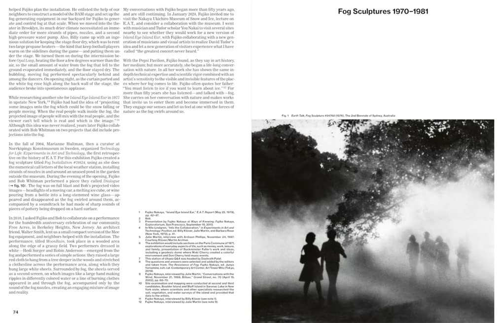 Fujiko Nakaya Resilience /anglais/allemand