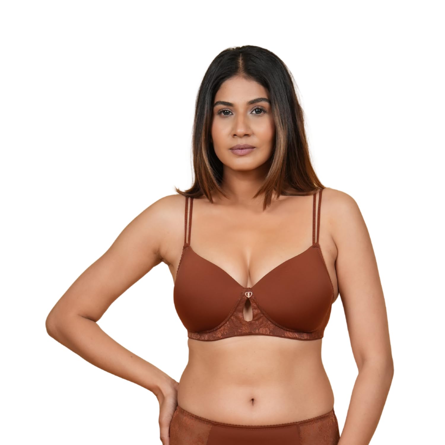 Muse in Bloom Padded T-Shirt Bra for Women | Full Coverage Wirefree Comfort | Seamless Lightly Padded Cups | Everyday Support | Adjustable Straps-picture-20