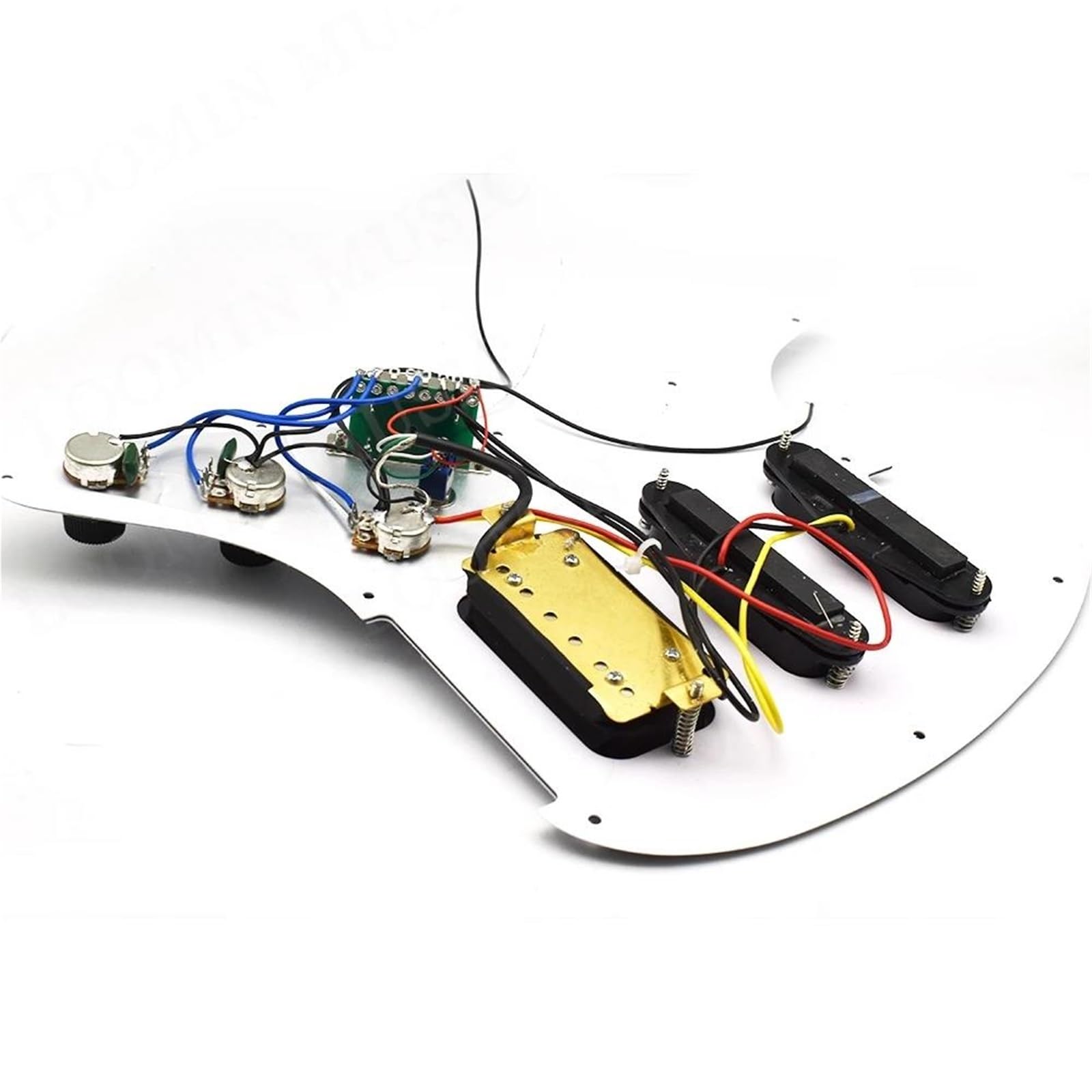 Części Pickguardów Do Gitary Elektrycznej Kostka Do Gitary Elektrycznej SSH Z Okablowaniem