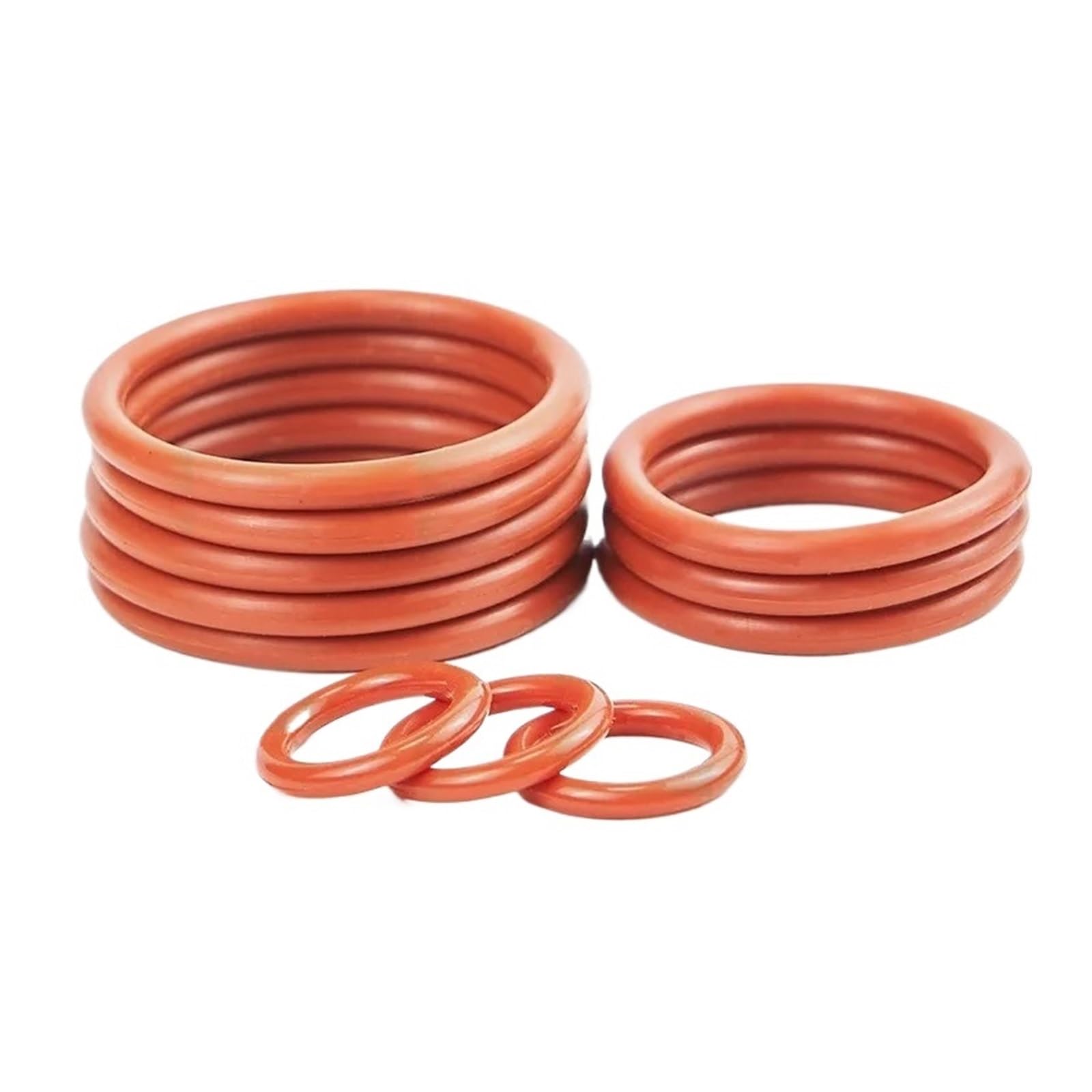 Amazon | 10/50個 VMQ 食品グレード 赤色 シリコン Oリング 外径10mm 