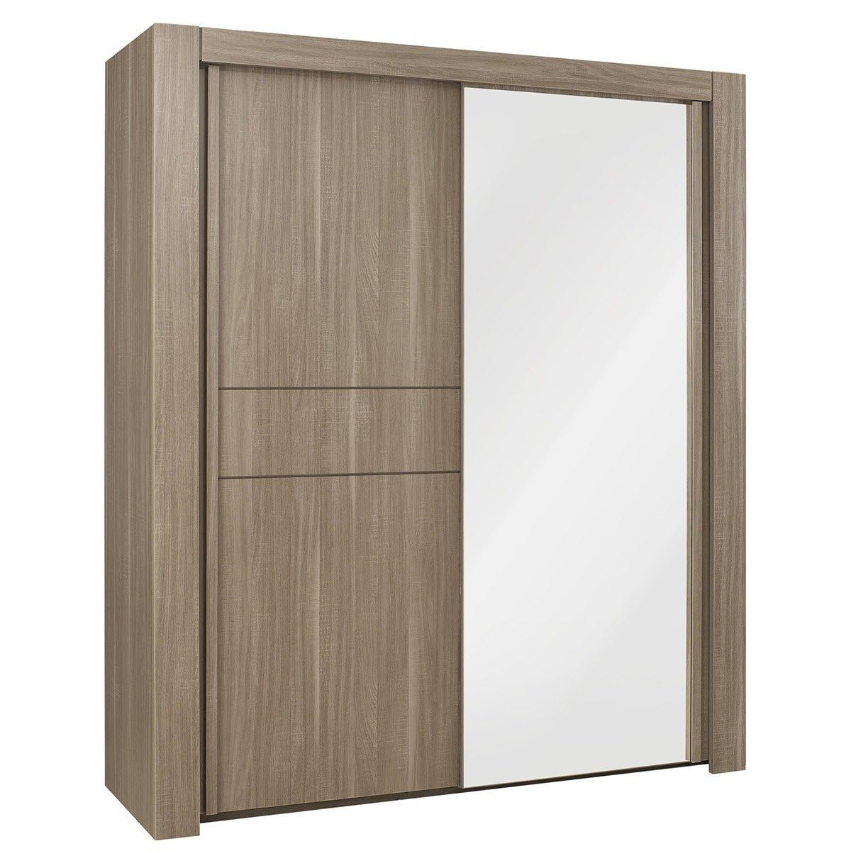 Буйны план view of the GAMI Sliding 2-Door Wardrobe.