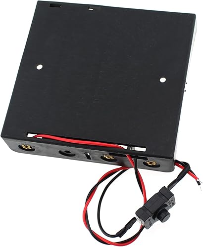 Miniatura 3 de 2 piezas 18650 soporte de batería serie 4 salidas 14.8 V 18650 soporte de batería con interruptor y ranura de alambre caja de almacenamiento de