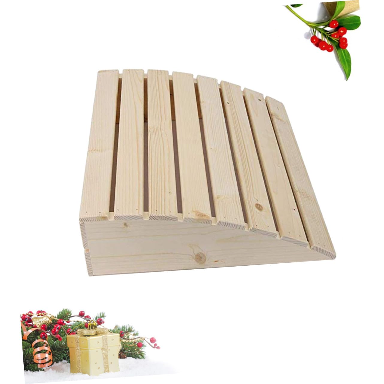 SUPVOX Coussin Bois Appui-tête pour Sauna Oreiller Support Tête Créatif Accessoires De Hammam