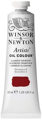 Winsor & Newton Artists' Oil Paint, 37ml Tube, Alizarin Crimson