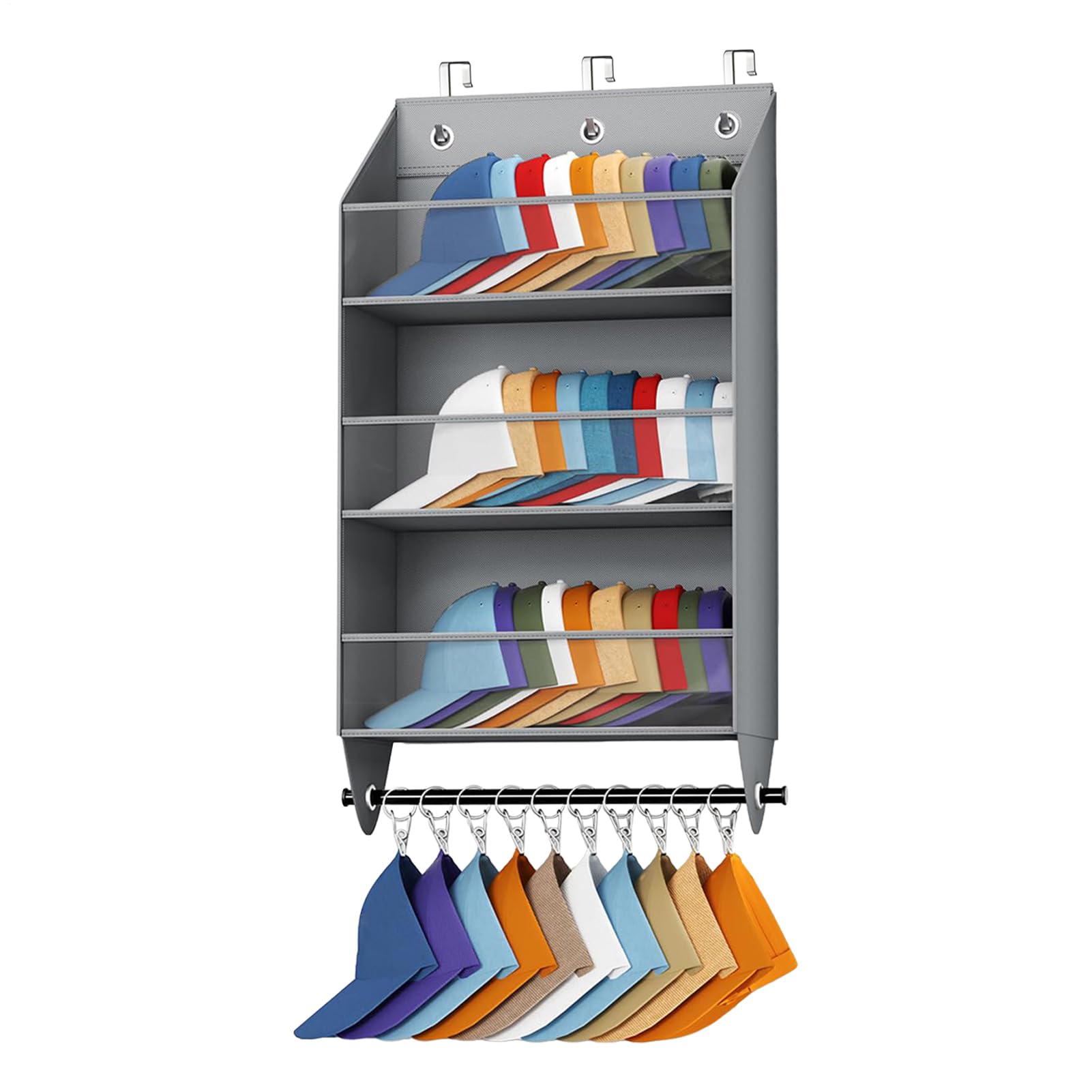 Rangement chapeaux porte et organisateur casquettes de baseball maison