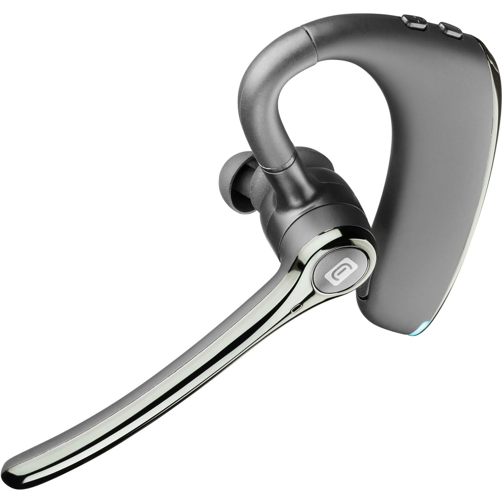cellularline | Fluent | Ergonomic Mono Bluetooth Headset for Mobile Phone - 25 Hours Battery Life - Charging in 2 Hours
