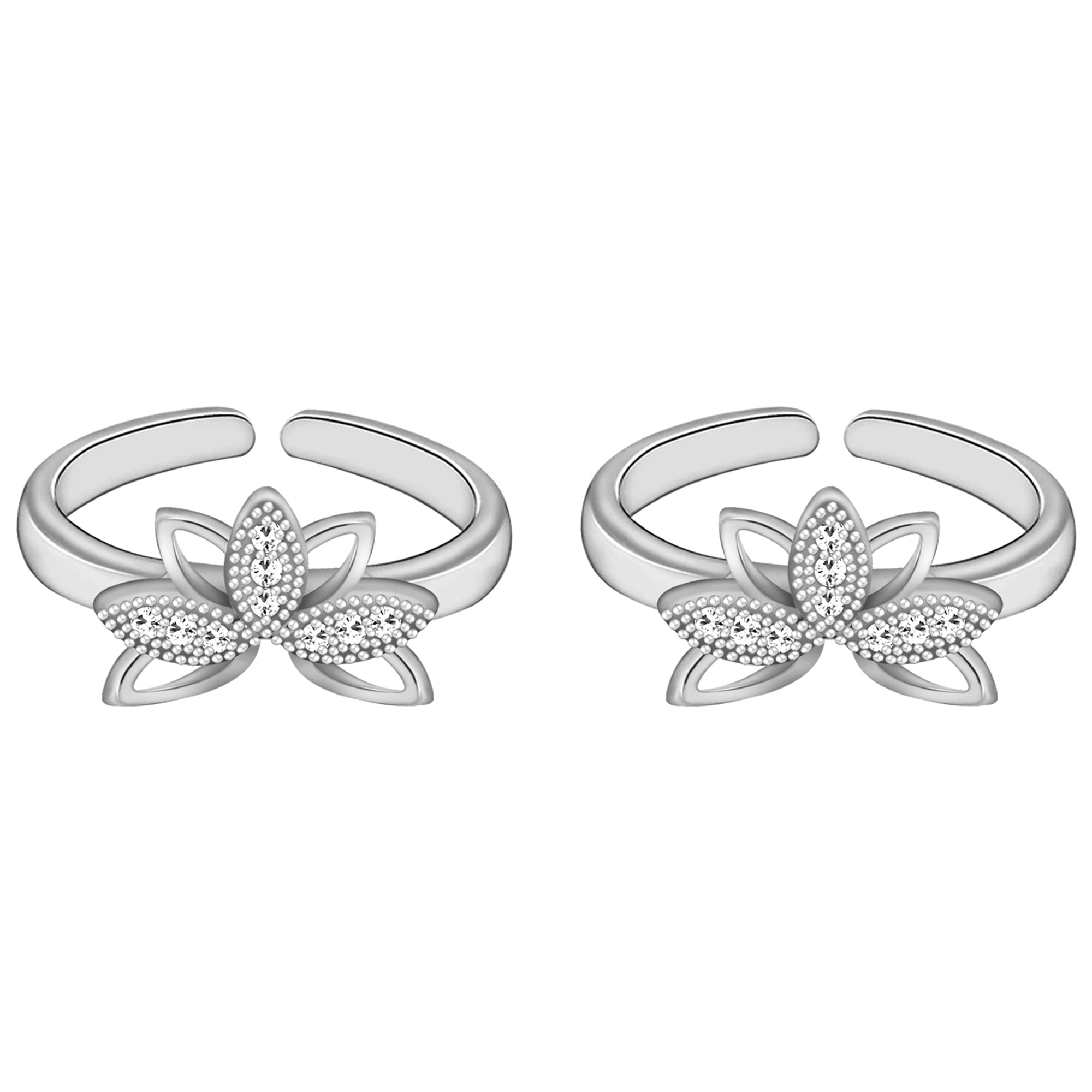 GIVA 925 Silver Crescent Flower Toe Ring, Adjustable | Toe Rings for Women and Girls | With Certificate of Authenticity and 925 Stamp | 6 Month Warranty* (B0BBW5SPQB) Amazon Price History, Amazon Price Tracker