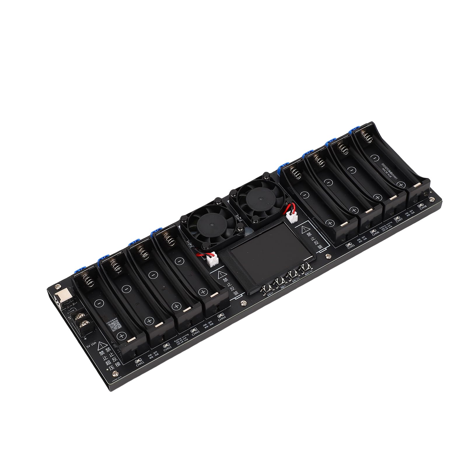 8-Kanal-Batterietester, TFT-Display mit Multi-Mode-Funktionalität für Präzise Batteriekapazitätsprüfung und Erhöhte Sicherheit für Heimwerker