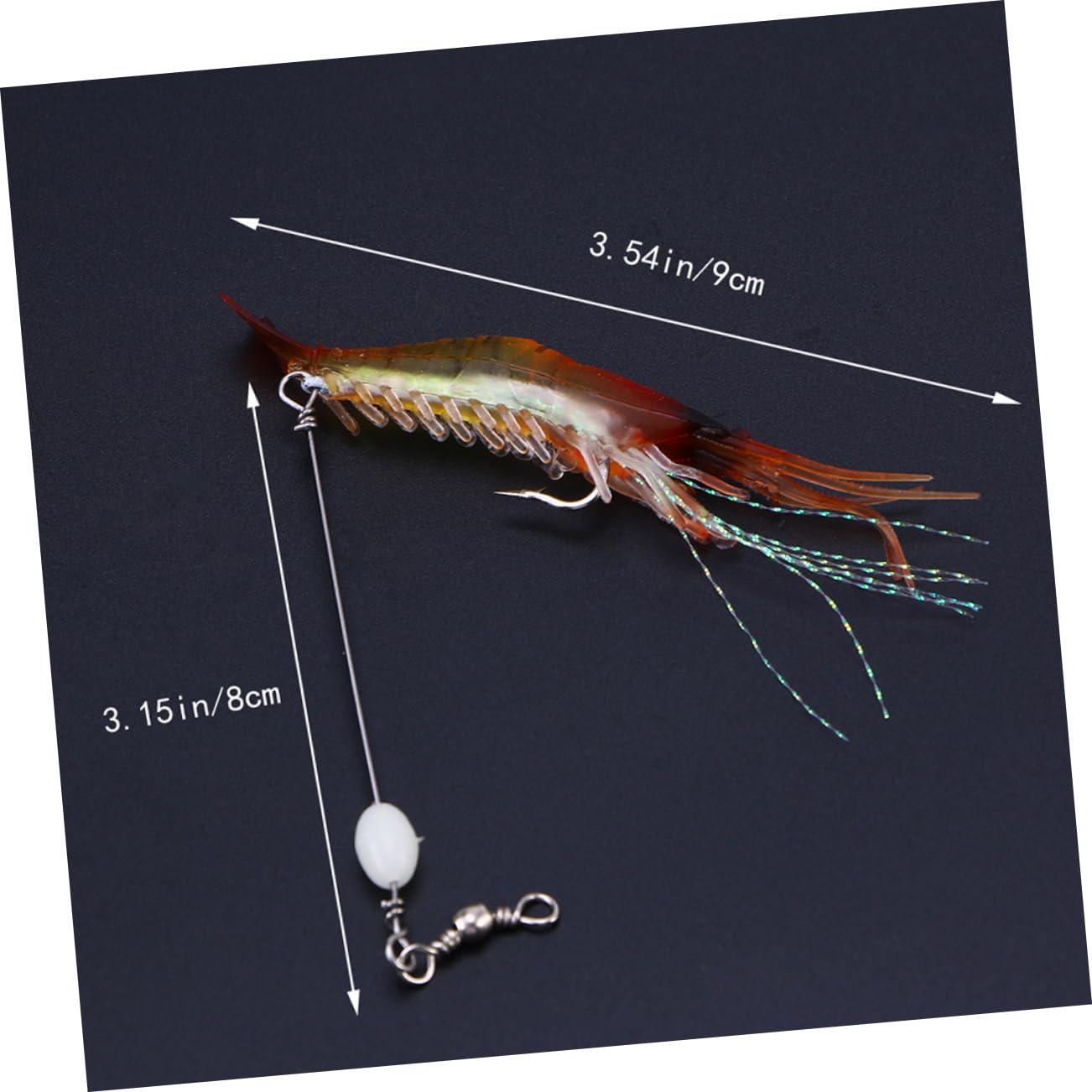 ABOOFAN 30piezas Señuelos De Biónico con Anzuelo Cebos Artificiales De Pesca Lúcida para Atrapar y Medianos