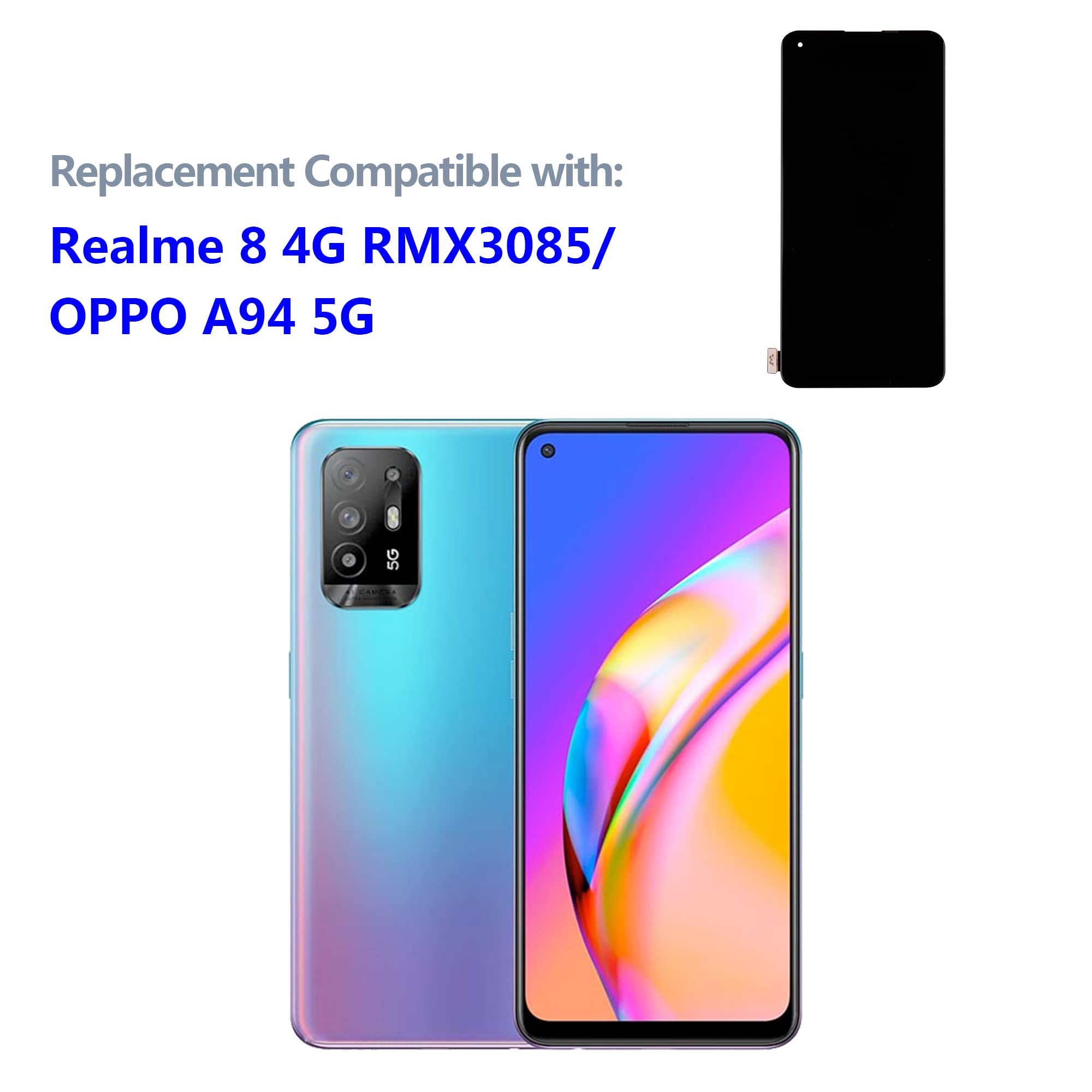 Original Display Bildschirm LCD Touch Rahmen Oppo A94 5G CPH2211