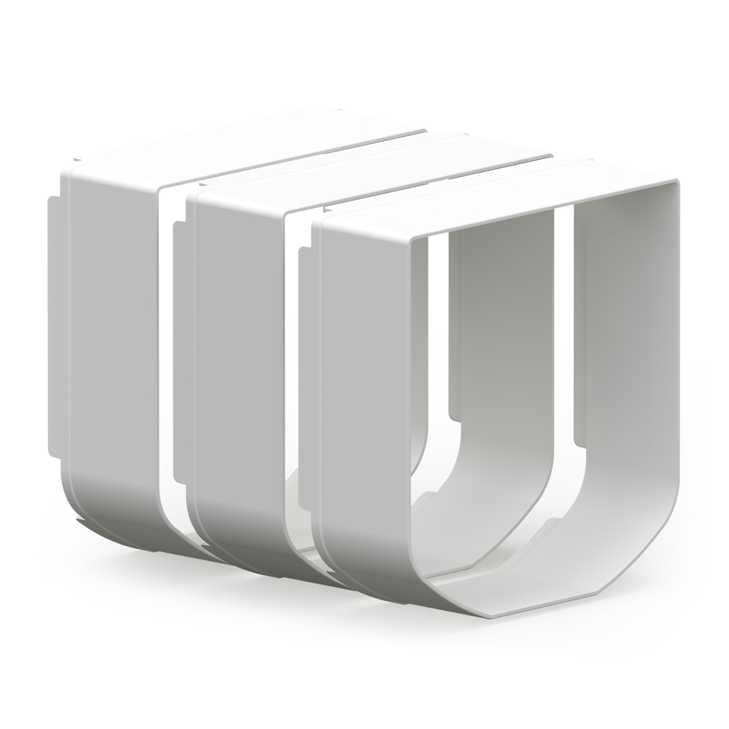 Sureflap White Sure Petcare Tunnel Extender, Compatible With Microchip Cat Flap & Cat Flap Connect, Wall Installation Accessory, (Pack Of 3)