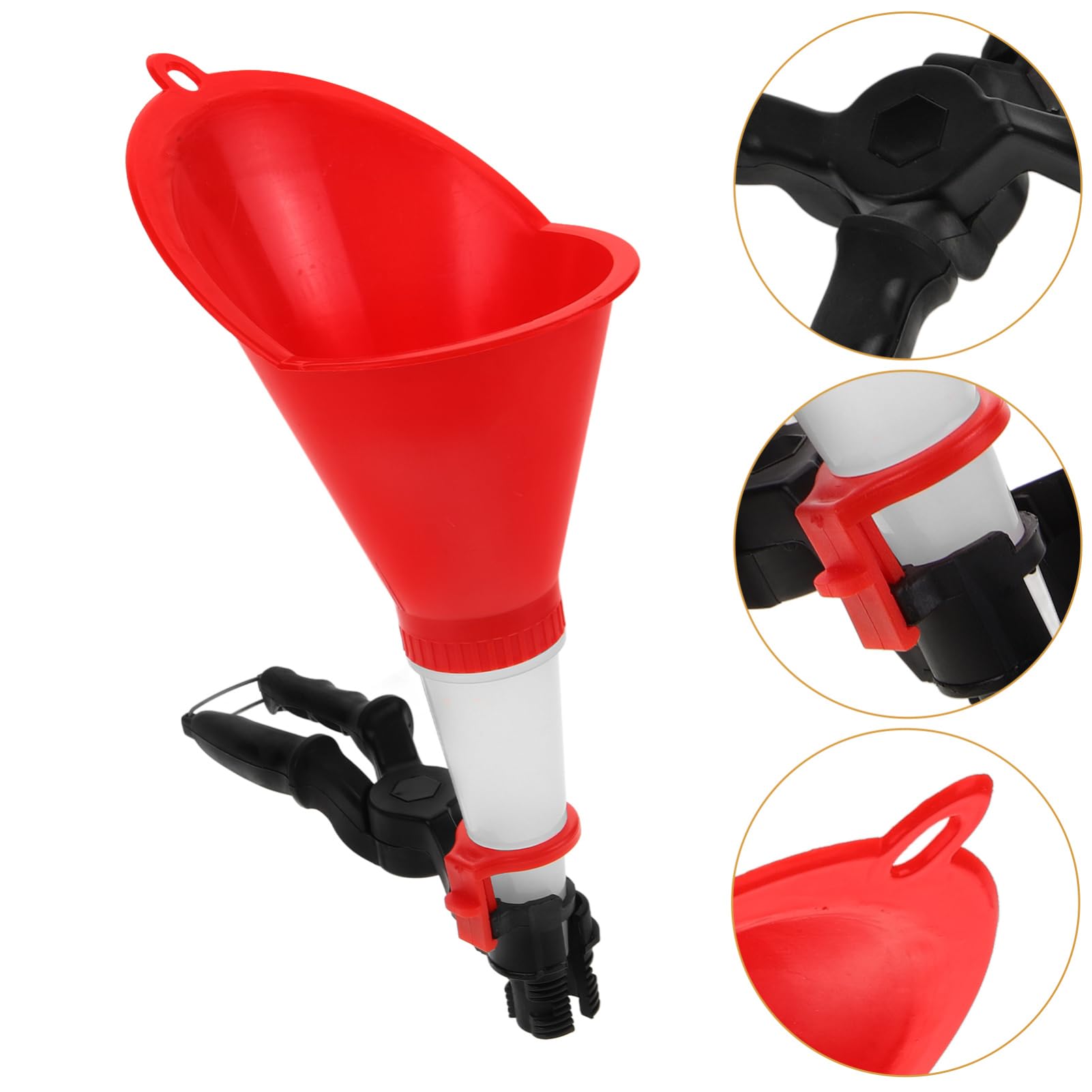 Entonnoir De Remplissage De Voiture Pour Moto, Additif D'huile Moteur, Tuyau Amovible