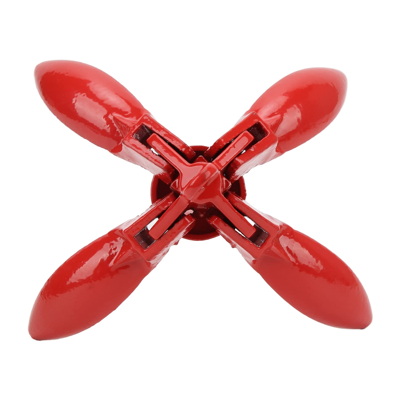 Ancre Pliante Marine de 3,5 LB, 4 Griffes en Acier au Carbone pour Kayak de Bateau Gonflable de motomarine