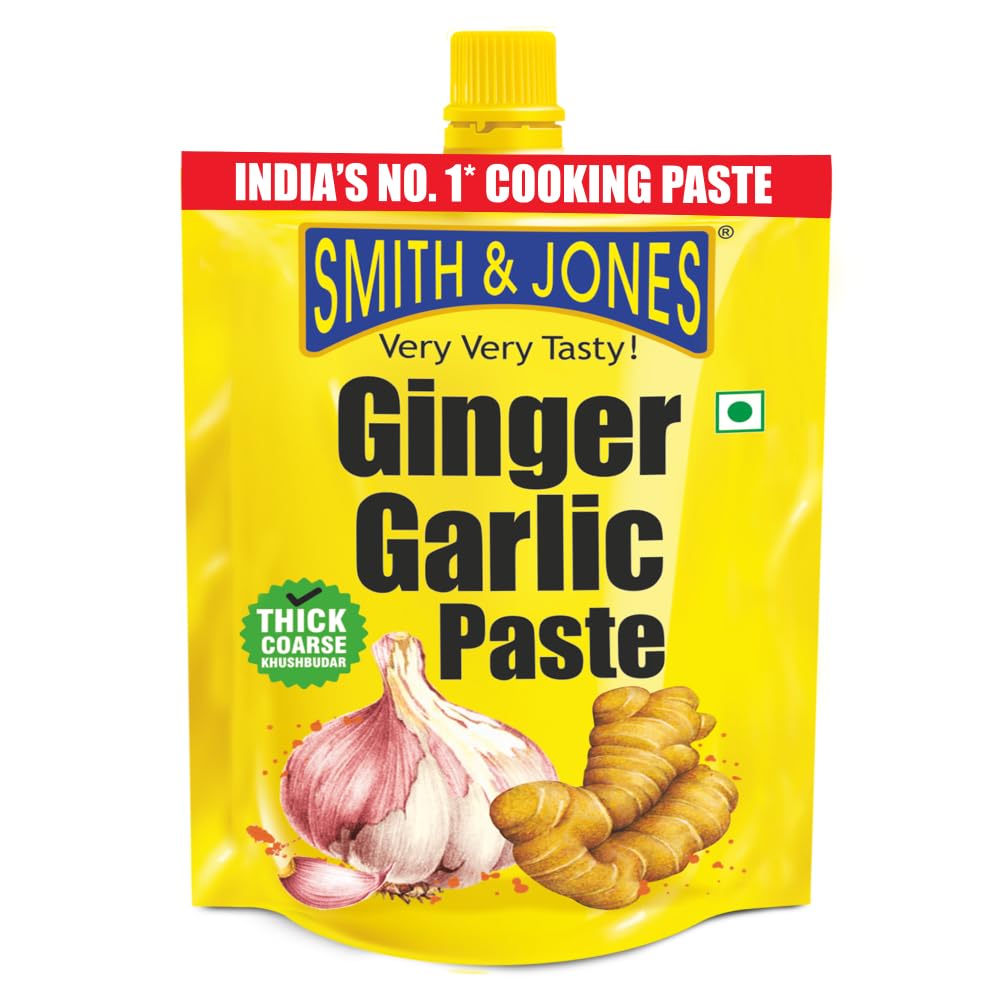 Ginger Garlic Paste, 200g, India's No.1 Cooking Paste, Thick & Coarse Paste for Cooking, Aromatic & Flavourful