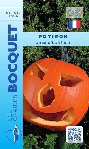 Sachet de graines de Potiron Jack O'Lantern - 5 g - légume fruit - LES GRAINES BOCQUET