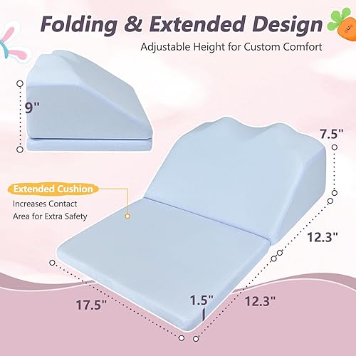 Miniatura 3 de Almohada para el tiempo de barriga, alivio de cólicos y gases para recién nacidos, apoyo para el tiempo de barriga para bebés, apoyo de hombro,