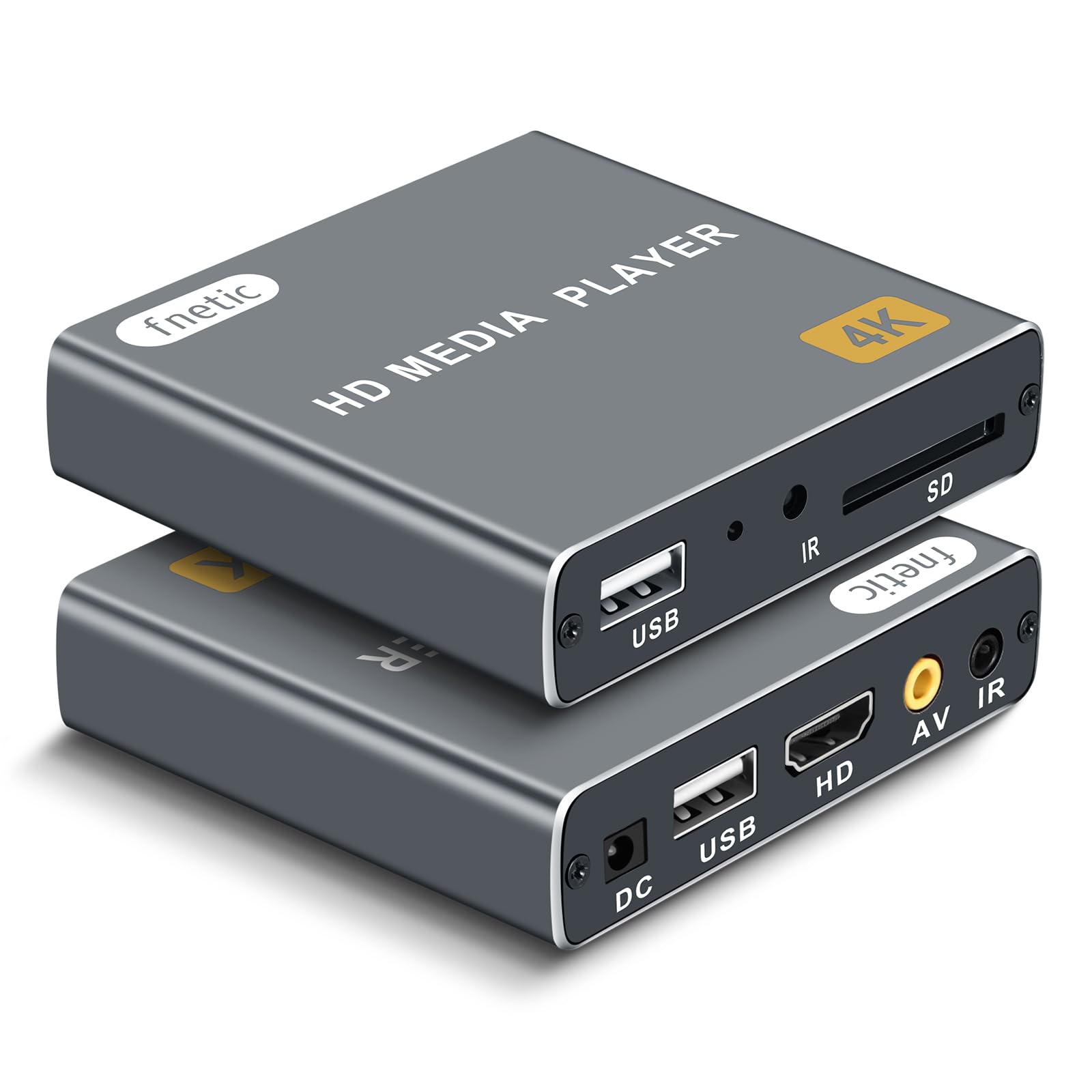 4K Ultra HD Digital Media Player TV MP4 Video Player Mini Digital Signage HDMI Media Players for USB