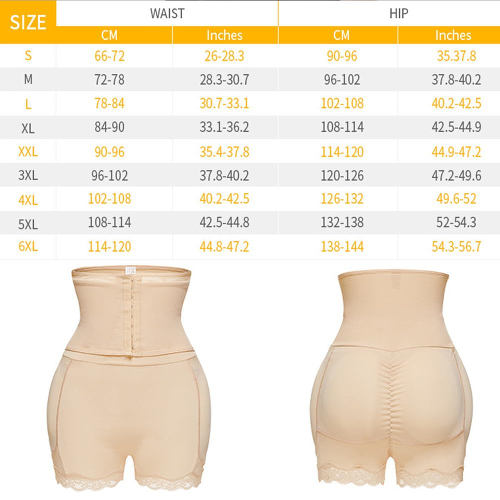 Braguitas Moldeadoras Para Mujer - Faja Moldeadora De Cuerpo Sin Costuras Para Mujer, Bragas Adelgazantes, Ropa Moldeadora, Realce De Caderas, Acolchado, Realce De Glúteos, Entrenador De Cintura, R