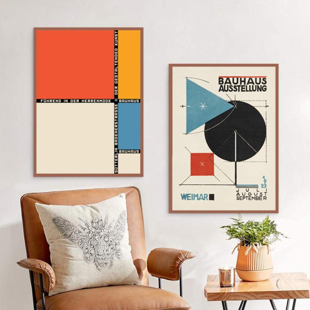 Bauhaus Abstract Art Prints Minimalist Poster Fuhrend In Der Herrenmode