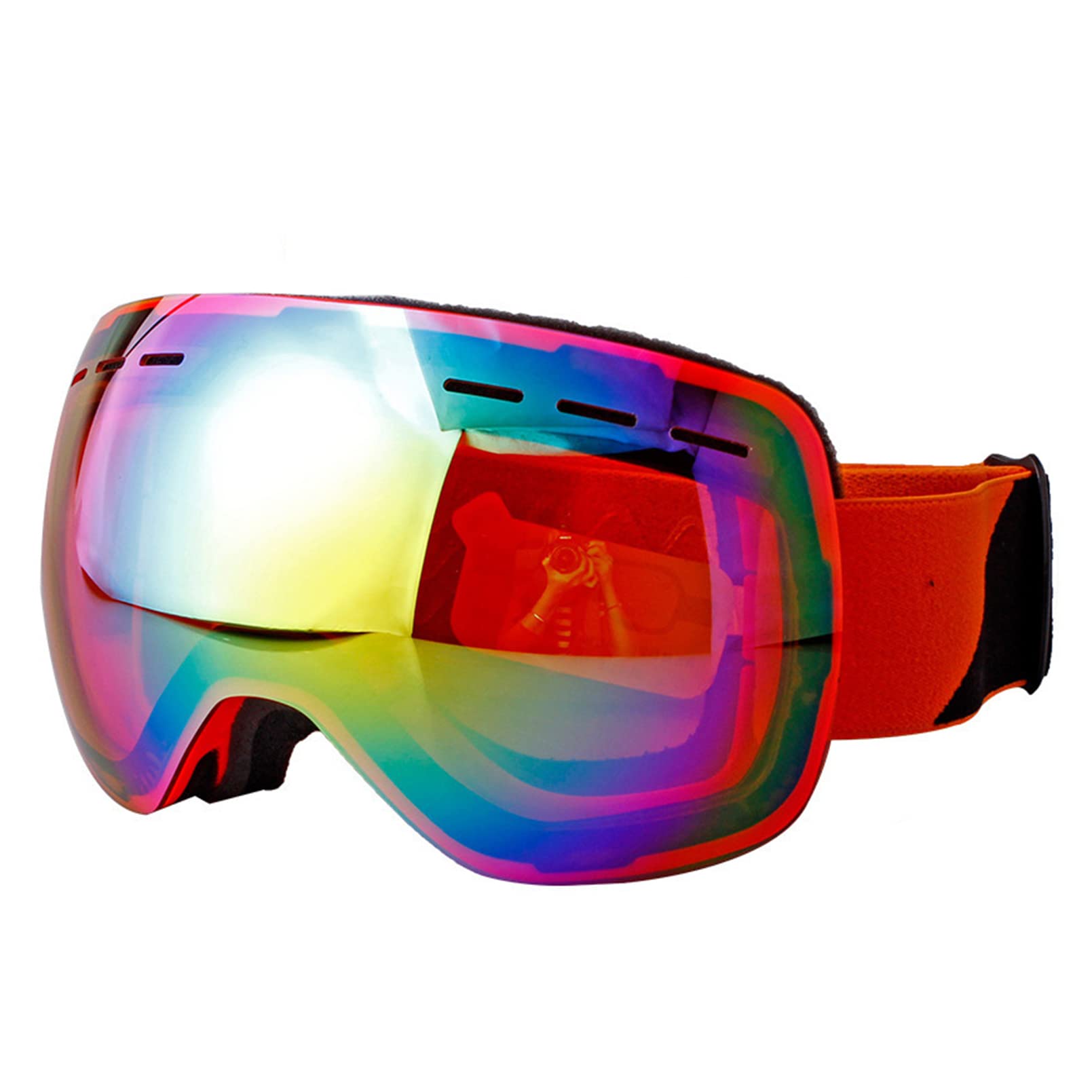 Occhiali da Sci con Doppia Lente antiappannamento sopra Gli Occhiali Occhiali da Sci/Snowboard per Uomo, Donna e Ragazzo Protezione UV al 100%