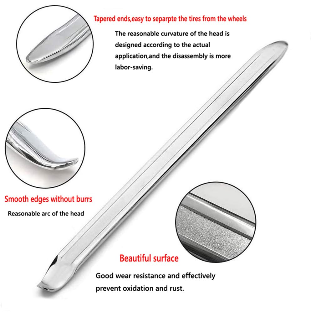 Leylve Set Of 3 Bicycle Tyre Levers, 30 Cm Mounting Iron, Tyre