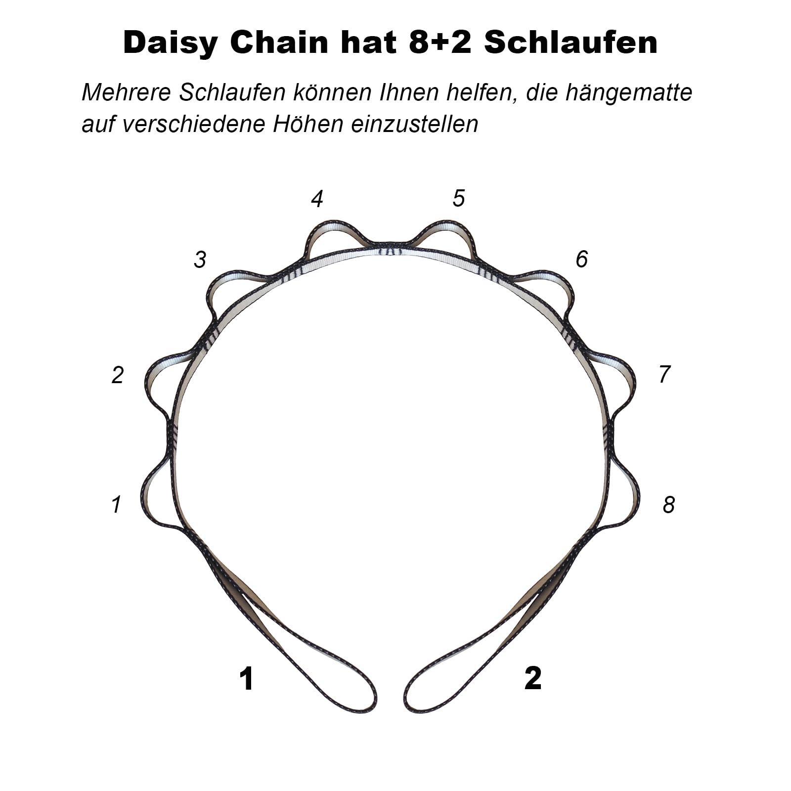 2 Sangles Réglables Pour Hamac | Aventures Et Survie