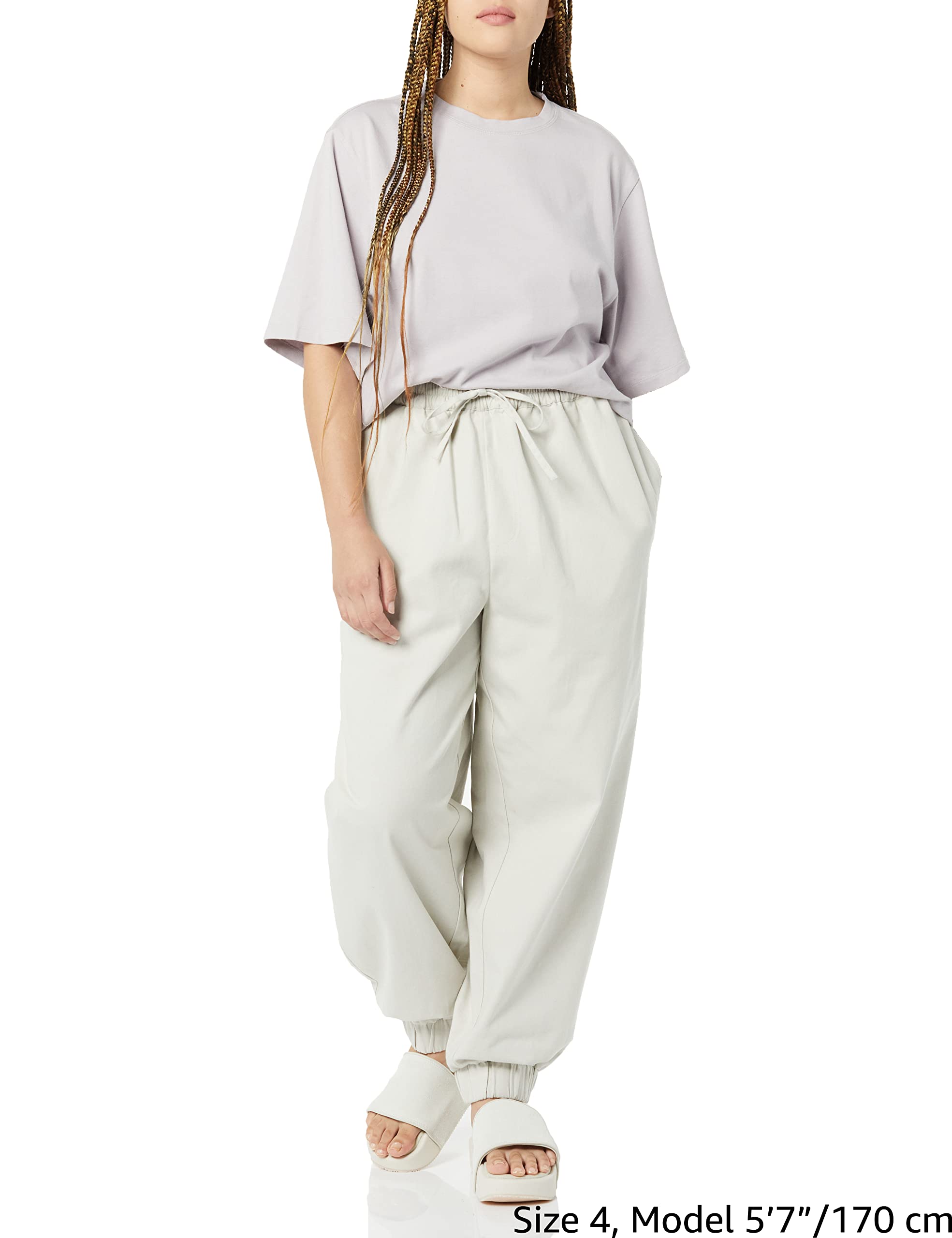 rare/self Pantaloni Jogger All Gender, Stile Pull-On, in Twill