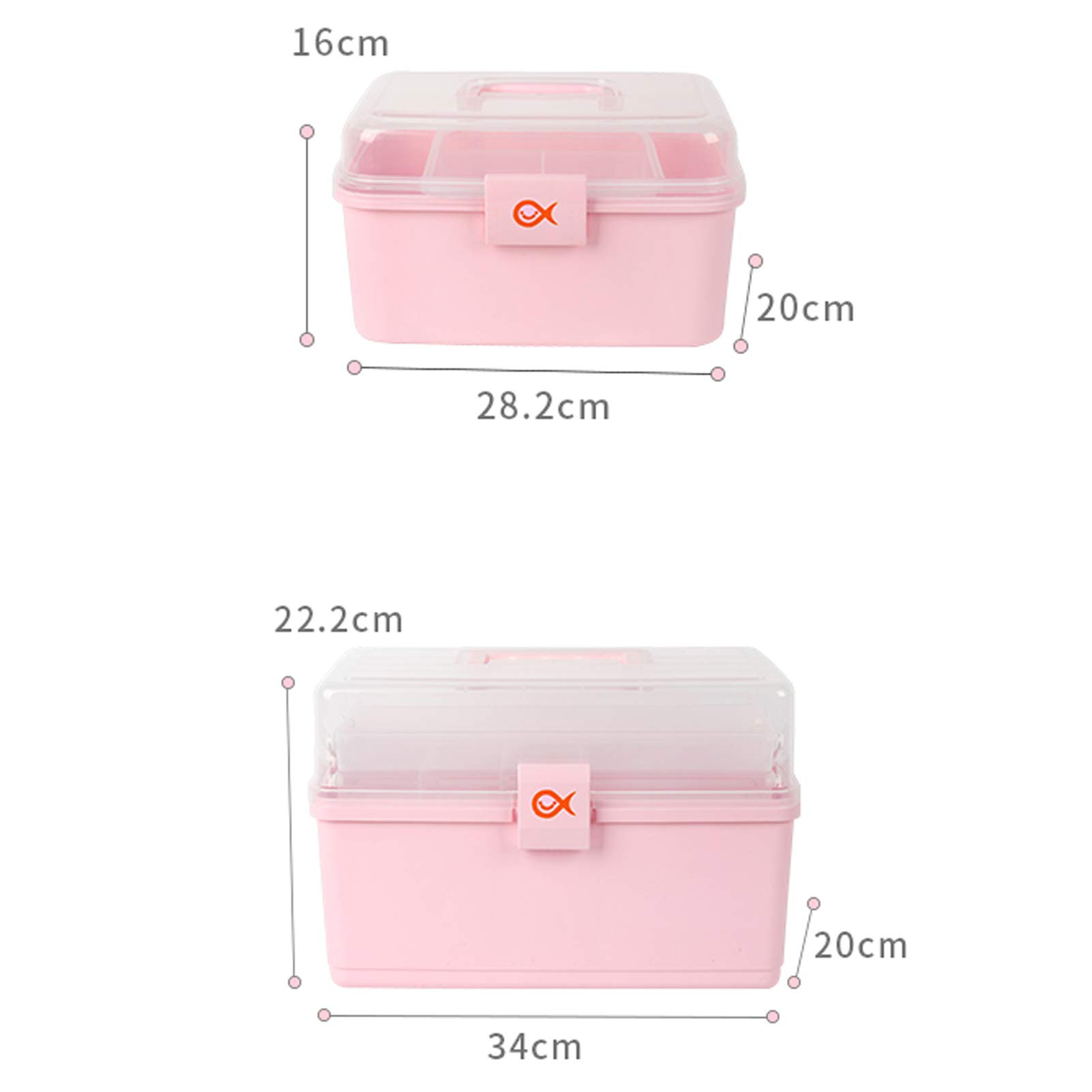 Botiquín De Primeros Auxilios Familiar,Almacenamiento De Botiquín Portátil,Botiquín, Caja De Almacenamiento De Medicina Familiar, Botiquín De Múltiples Capas, Portátil, Duradero, Con Asa, fo