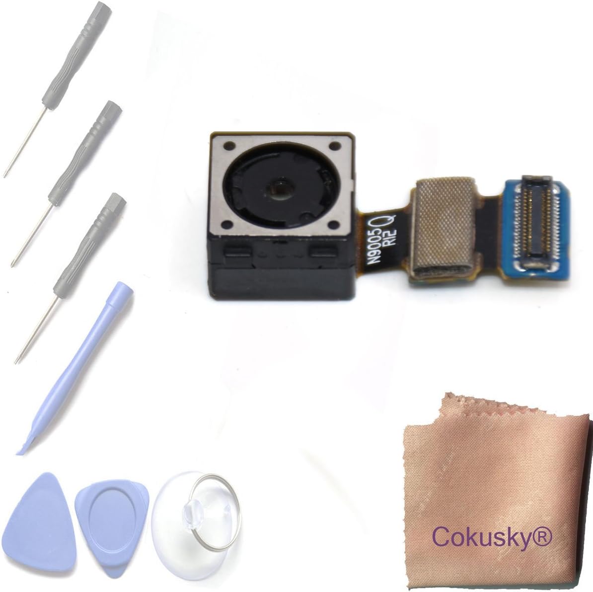 Main Rear Back Camera Lens Flex Cable Repair for Samsung Galaxy Note 3 N9006, N9005, N900V, N900P, N900T, N900A (All Carriers)