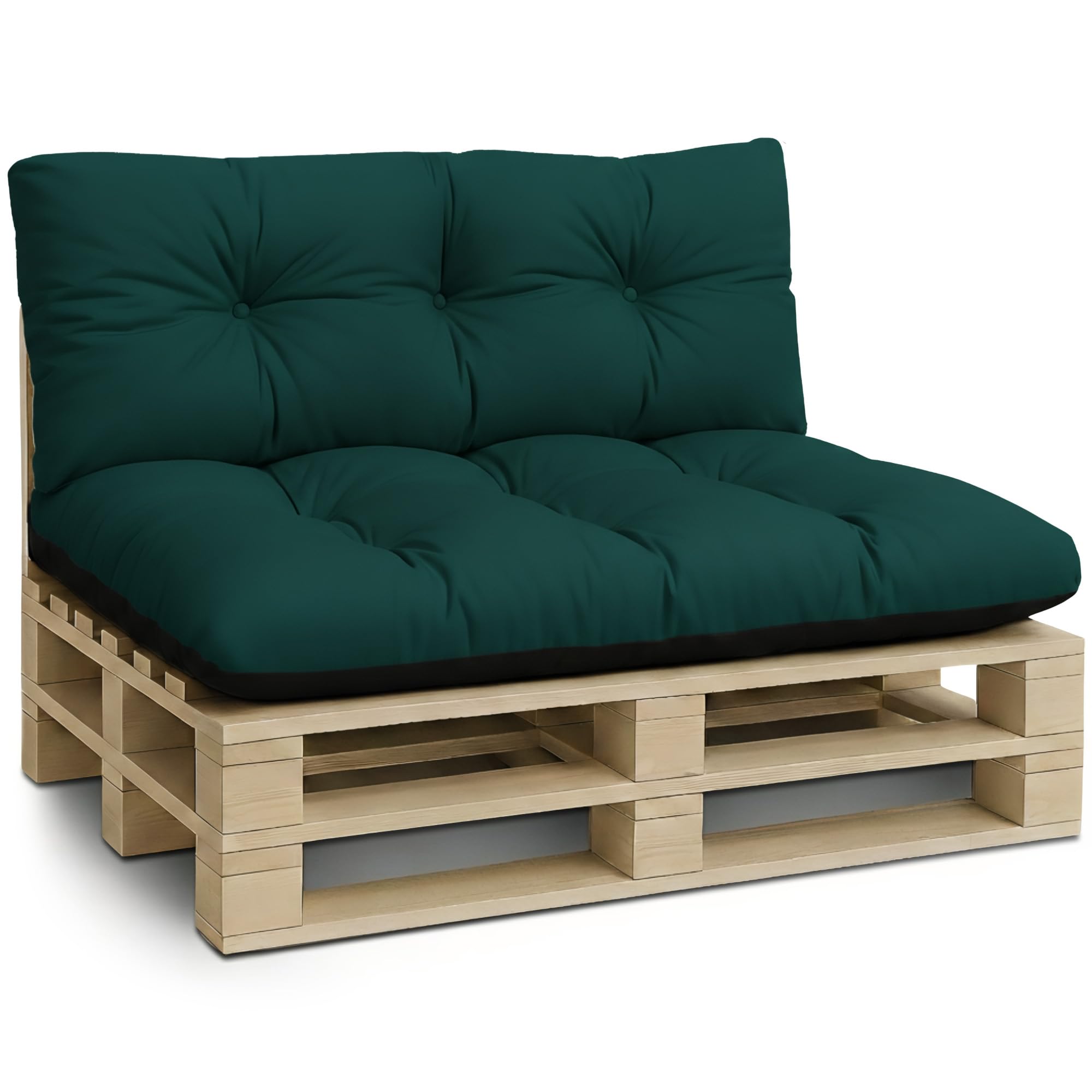 Palletkussens Outdoor Kussen Zitkussen 120x80 cm - Kussens voor pallets Euopallets palletbank en palletmeubels palletkussens 120 x 80 Groente