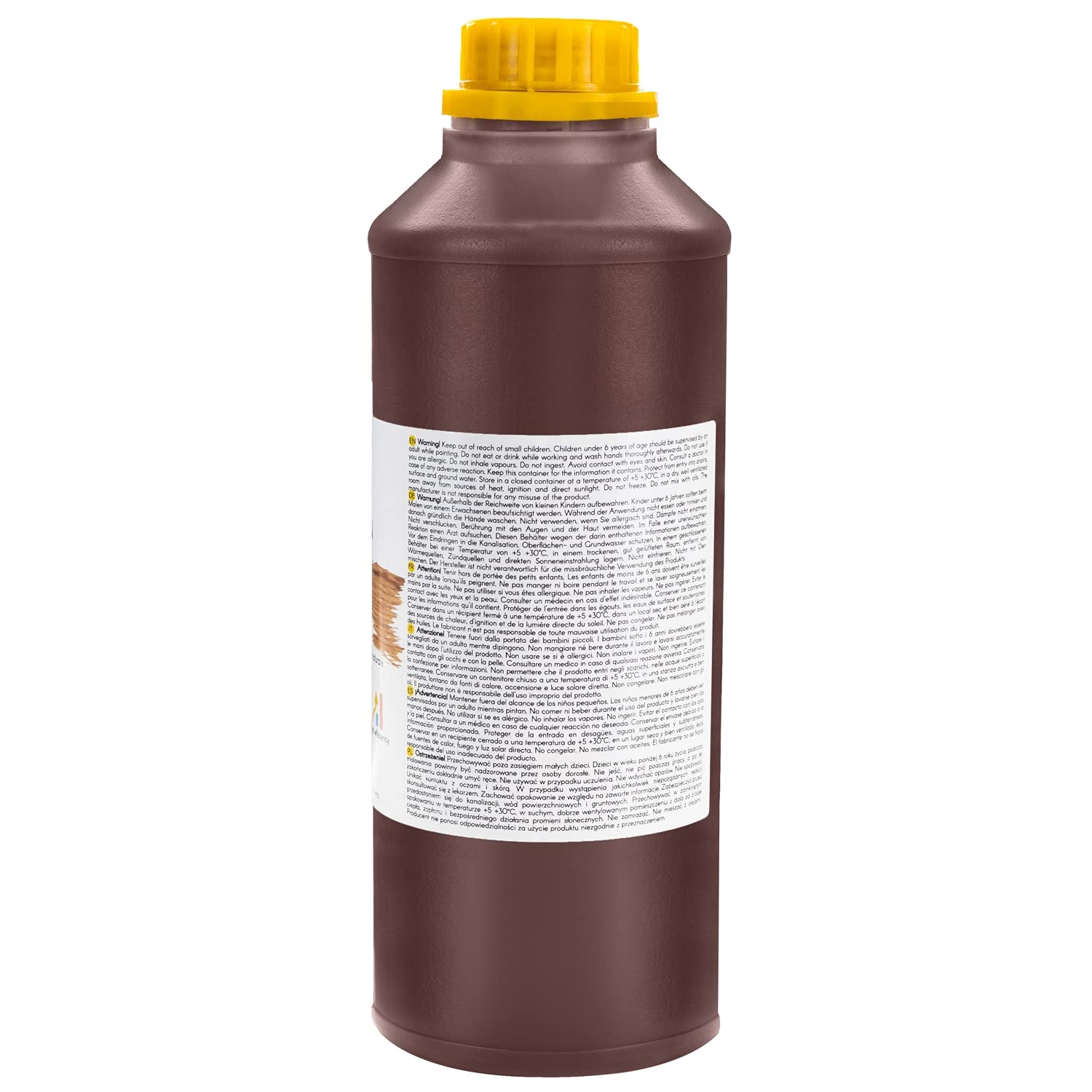 Creative Deco 1L Barniz Madera Interior Tinte al Agua | Color Roble Natural | 1L | Secado Rápido | No Tóxico | Para Paneles de Madera, Parquet, Hormigón, Ladrillo, Papel Pintado y Más | Alta Eficacia