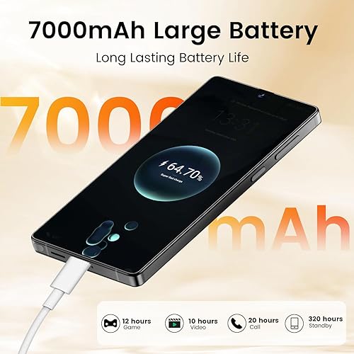 Miniatura 6 de Teléfono inteligente I25 Ultra 5G, 8+256 GB teléfono desbloqueado, Android 14.0, cámara de zoom de 68+108 MP, teléfono móvil con bolígrafo