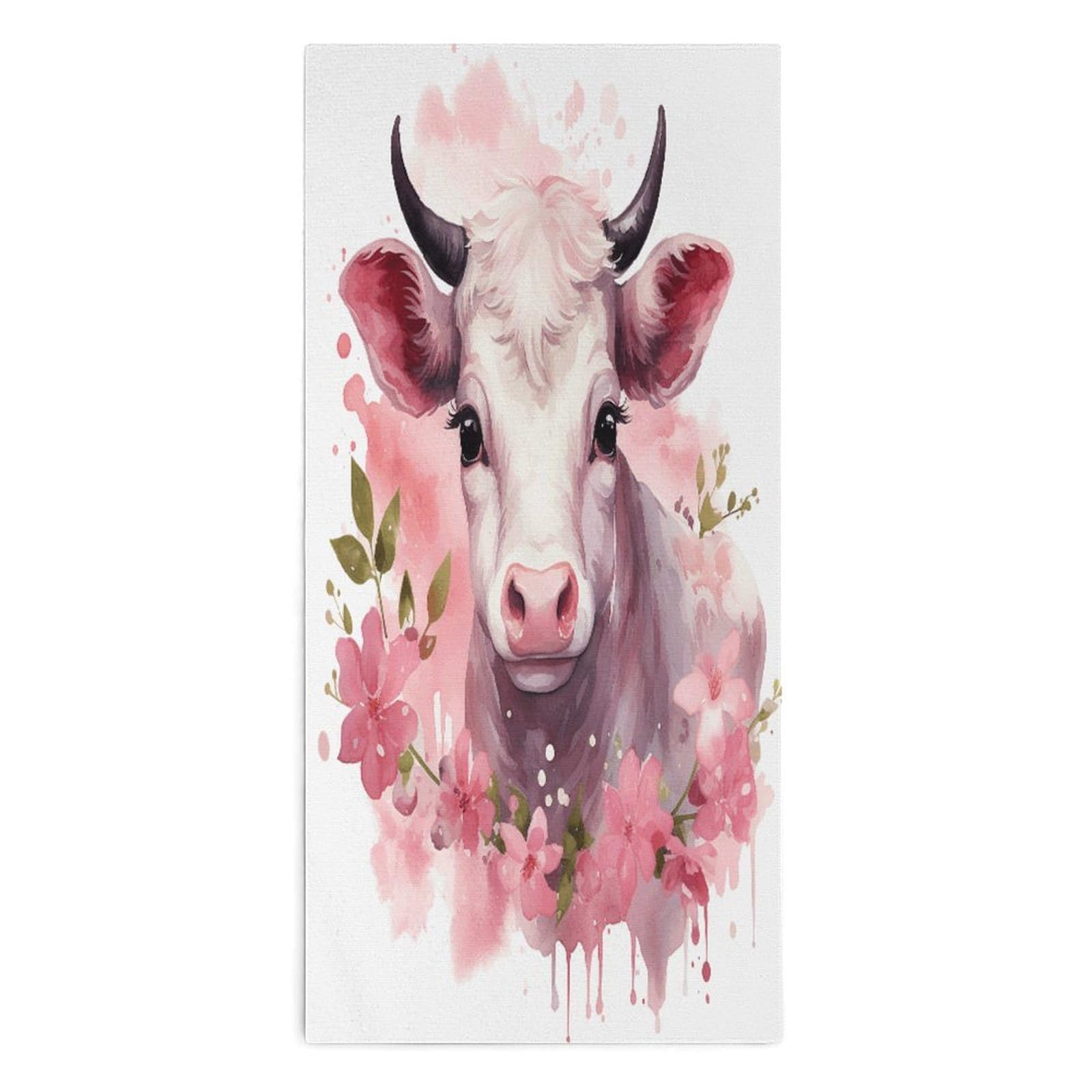 Btcowzrv Style A Little Cow Bath Towel Beach Towels Shower Towel