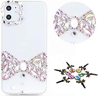 Vista 24 de STENES Sparkle - Funda para teléfono compatible con Samsung Galaxy Z Flip 2 5G - Elegante - Funda 3D hecha a mano para parejas, ciervos, mariposas